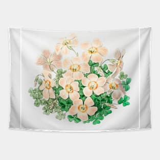 Vintage Piotta's oxalis flower branch Tapestry