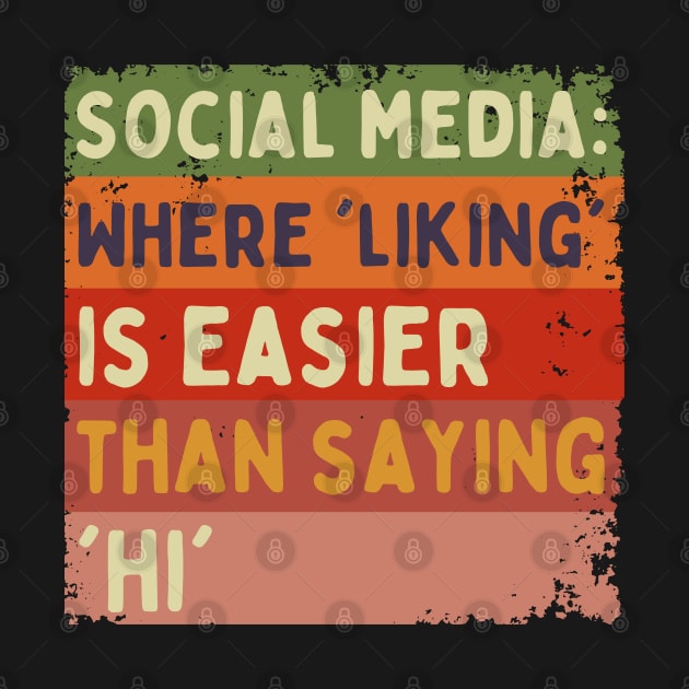Sarcasm on Social Media - Truth with a Twist - Retro Style by Hepi Mande