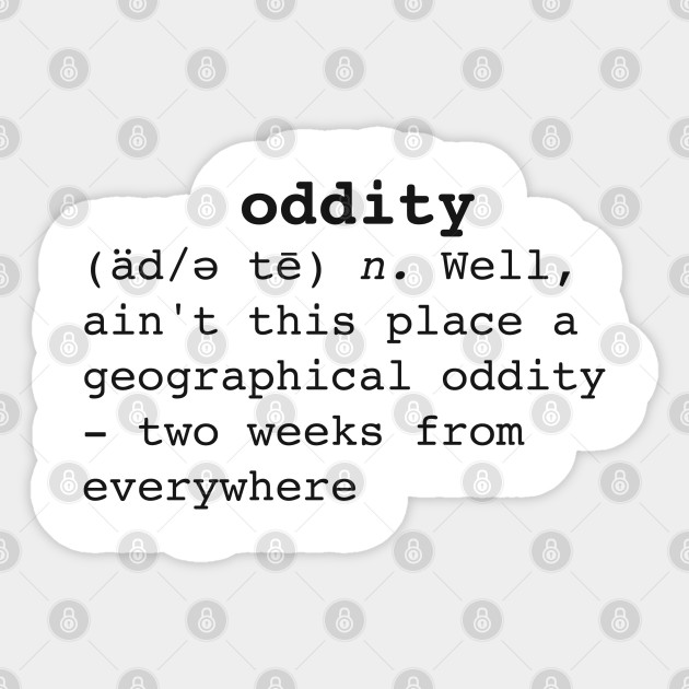Geographical Oddity O Brother Where Art Thou Sticker Teepublic Au