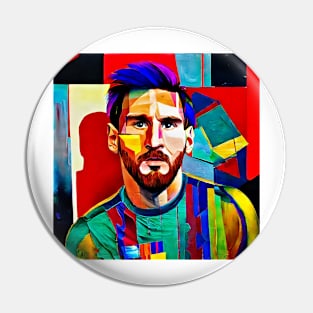 digital image  of Messi Pin