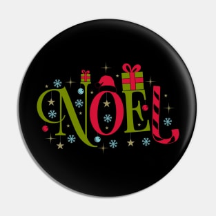 Merry Christmas Noel Pin