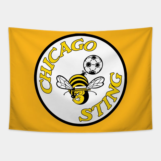 DEFUNCT - Chigago Sting Soccer Tapestry by LocalZonly