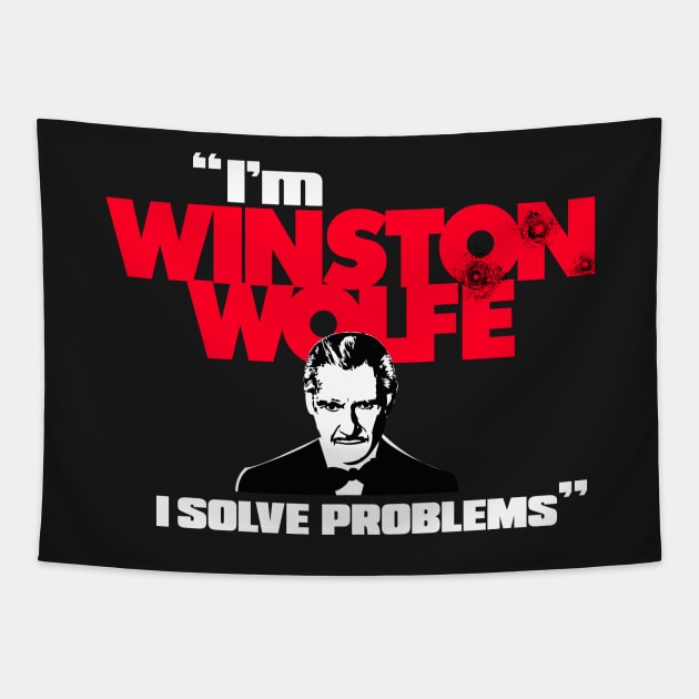 I'm Winston Wolfe Tapestry by Sharkshock