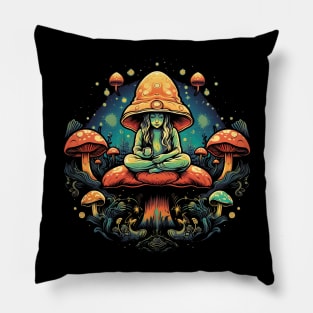 Dreaming of Magic Shrooms Pillow