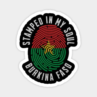 Stamped in My Soul Burkina Faso Flag Burkinabè Pride Magnet