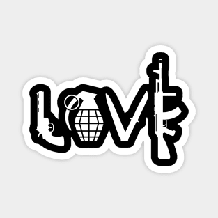 Love Guns Magnet