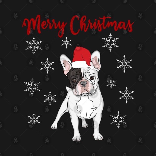 Merry Christmas Frenchie Bulldog by Hypnotic Highs