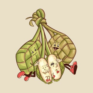 Ketupat Family Character T-Shirt