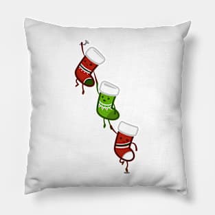 Christmas socks hung Pillow