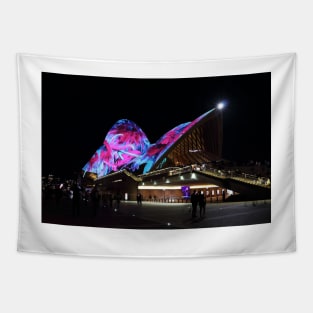 Sydney Opera House during the Vivid Festival Tapestry