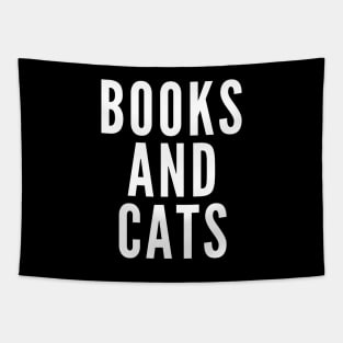 Books and Cats Tapestry