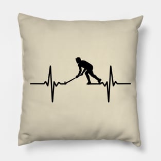 funny hockey Pillow