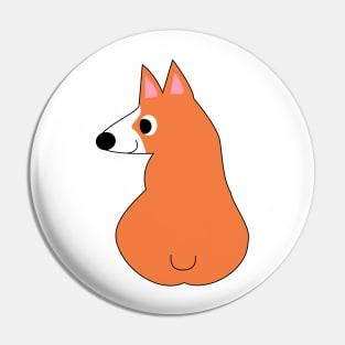 Corgi Butt Pin