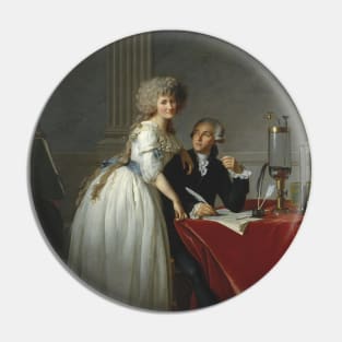 Portrait of Antoine-Laurent Lavoisier and His Wife by Jacques-Louis David Pin