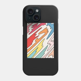 rainbow pastel spew Phone Case