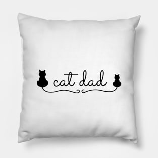 Cat Dad Pillow