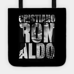 Cristiano ronaldo 7 text art Tote