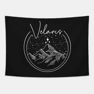 ACOTAR Velaris Logo White Tapestry