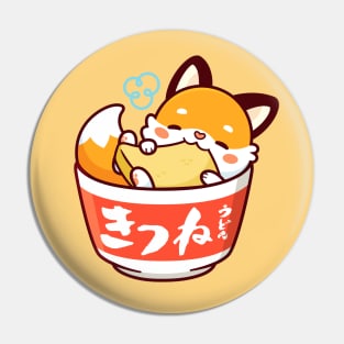 Kitsune Udon Kawaii Pin