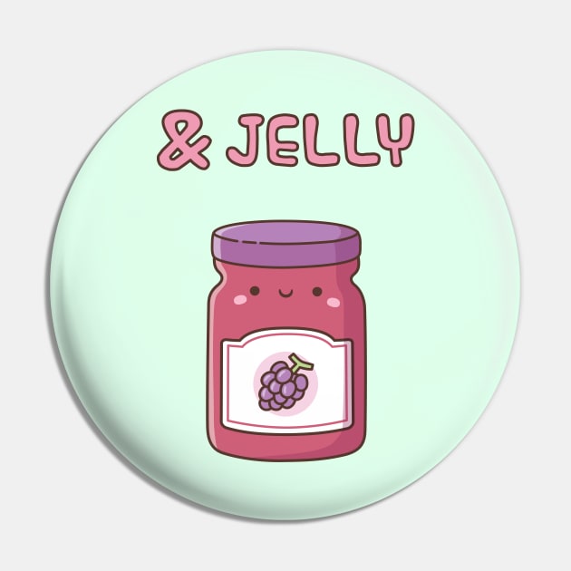 Cute Grape Jelly Jam Jar Pin by rustydoodle