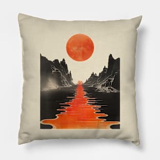 Extraterrestrial Landscape Pillow