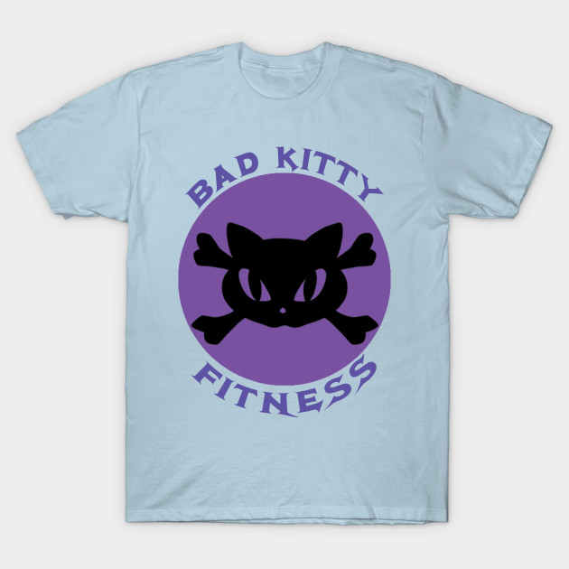 Discover Bad Kitty Purple - Bad Kitty Fitness - T-Shirt