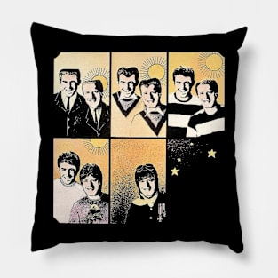 Riding the Wave of Fashion Jan T-Shirts, Effortlessly Cool Threads for Music Lovers Pillow