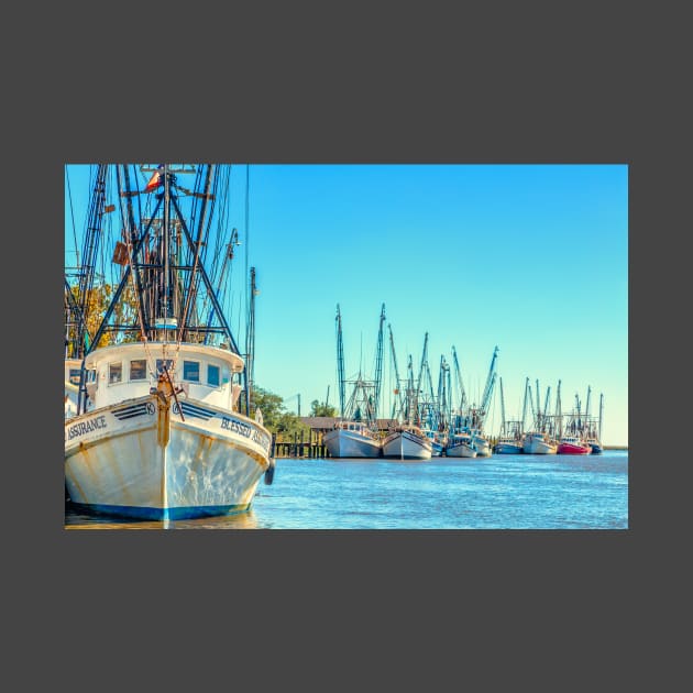 Darien Shrimp Boats by Gestalt Imagery