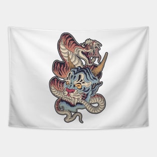 TIGER SNAKES Tapestry