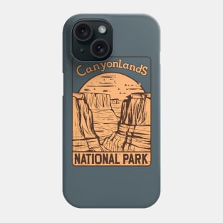 Canyonlands national park sunset Phone Case