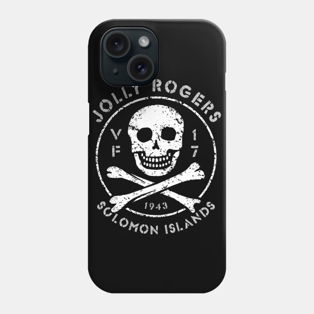 VF-17 Jolly Rogers - F4U Corsair Phone Case by 909 Apparel