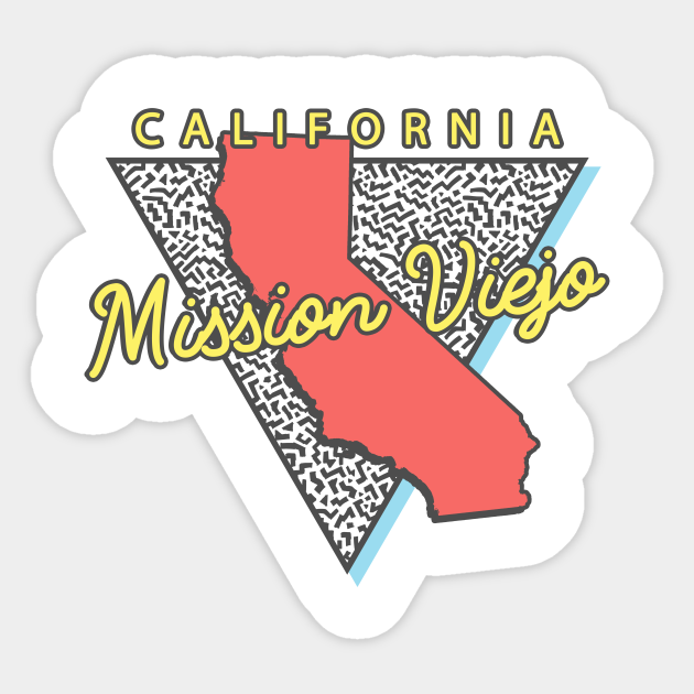 Mission Viejo California Triangle - Mission Viejo - Sticker