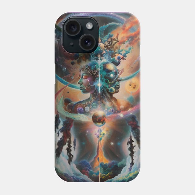 Twin Flame Phone Case by gromoslav