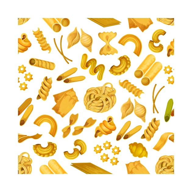 italian pasta pattern, spaghetti, penne, fusilli, rigatoni, farfalle, pasta, italy, food, italian food, background by JAG2B