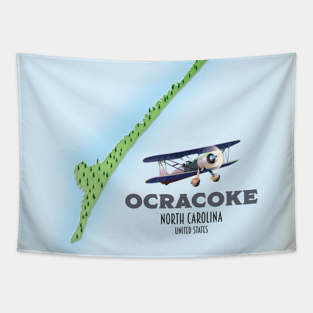 Ocracoke North Carolina USA Tapestry by nickemporium1