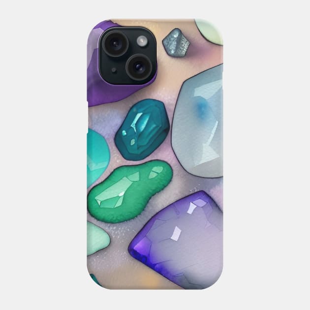 Polished Rocks / Rocks / Sea Glass Phone Case by ArtistsQuest