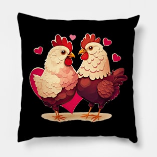 Valentine's Day Chicken Pillow