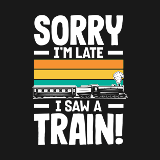 Funny Trainspotter Trainspotting Gift Idea T-Shirt