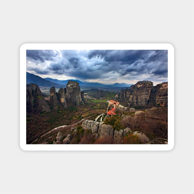 The Magic of Meteora Magnet by Cretense72