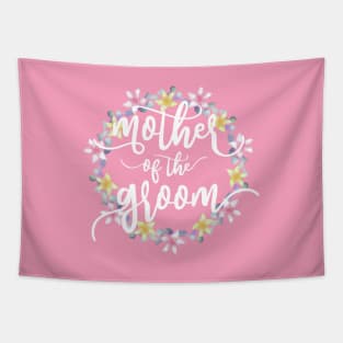 Elegant Mother of the Groom Wedding Calligraphy Tapestry