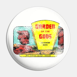 Garden of the Gods Colorado Vintage Pin