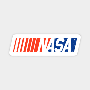 NASA NASCAR Logo Space Astronaut Magnet