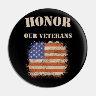 honor our veterans Pin