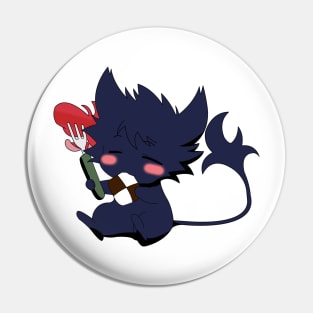 Servamp - Kuro Cat Eating Pin