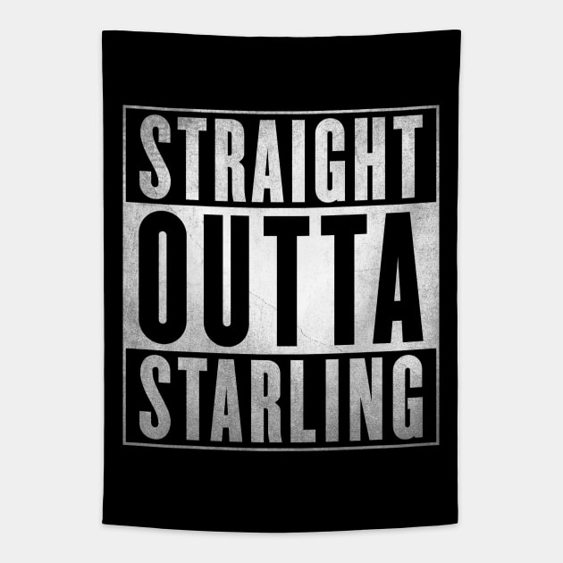 Straight Outta Starling Tapestry by fenixlaw