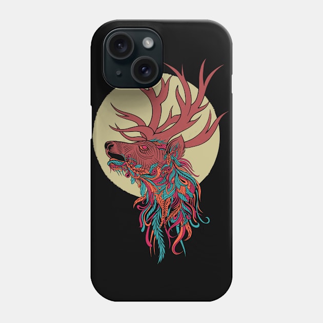 Deer Ornate Phone Case by Tuye Project