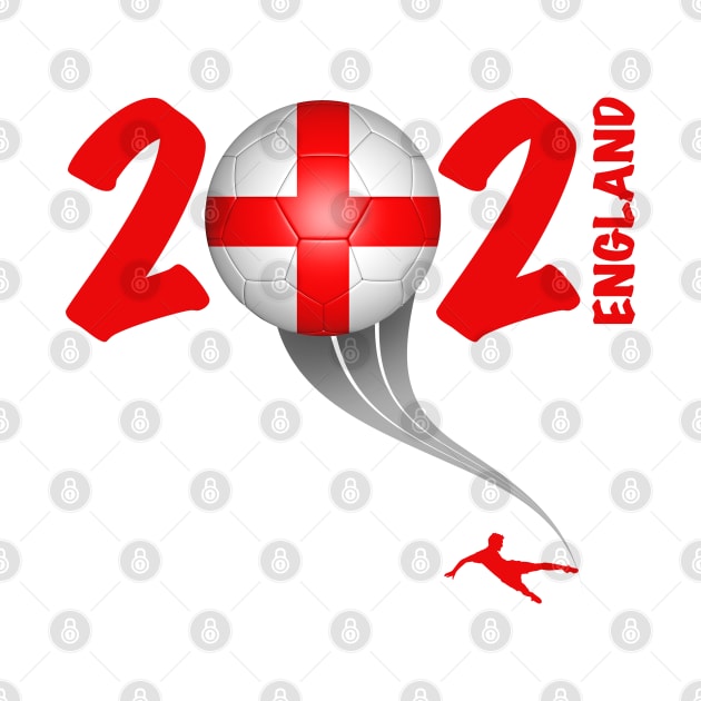 England Euro Soccer 2021 by DesignOfNations