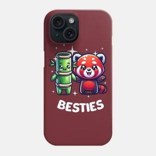 Besties Panda And Bamboo Phone Case