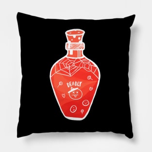 Halloween red emoji potion with Pillow