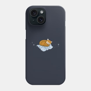 Sleeping Red Panda Cloud Phone Case